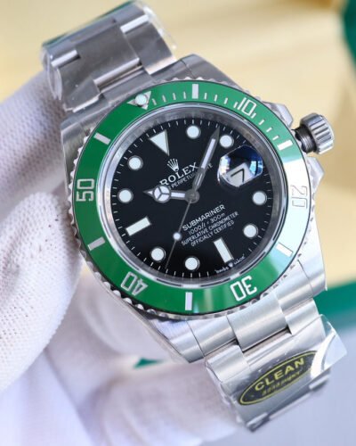 DM_20251114193952_003 Rolex Submariner, crown at 6 o'clock, clean Factory,high-end. Platinum markers won't fade! Authentic 41mm case.(6Colors -1)