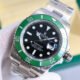 DM_20251114193952_005 Rolex Submariner, crown at 6 o'clock, clean Factory,high-end. Platinum markers won't fade! Authentic 41mm case.(6Colors -1)
