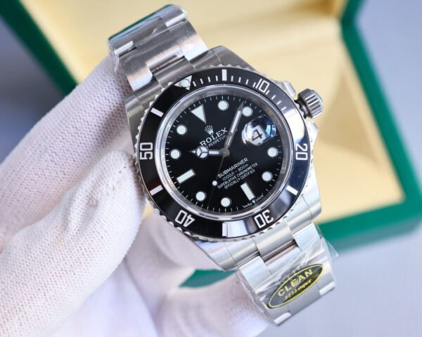 DM_20251114213138_001 Rolex Submariner, crown at 6 o'clock, clean Factory,high-end. Platinum markers won't fade! Authentic 41mm case.(6Colors-2)