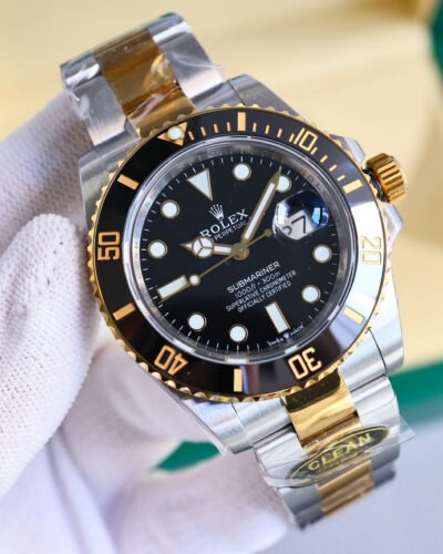 DM_20251114214926_004 Rolex Submariner, crown at 6 o'clock, clean Factory,high-end. Platinum markers won't fade! Authentic 41mm case.(6Colors-3)