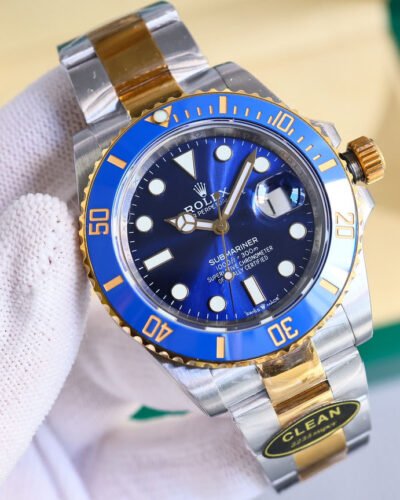 DM_20251114215648_001 Rolex Submariner, crown at 6 o'clock, clean Factory,high-end. Platinum markers won't fade! Authentic 41mm case.(6Colors-4)