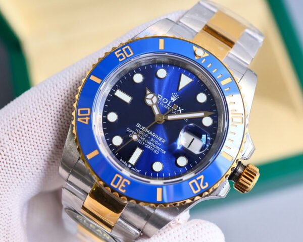 DM_20251114215648_002 Rolex Submariner, crown at 6 o'clock, clean Factory,high-end. Platinum markers won't fade! Authentic 41mm case.(6Colors-4)