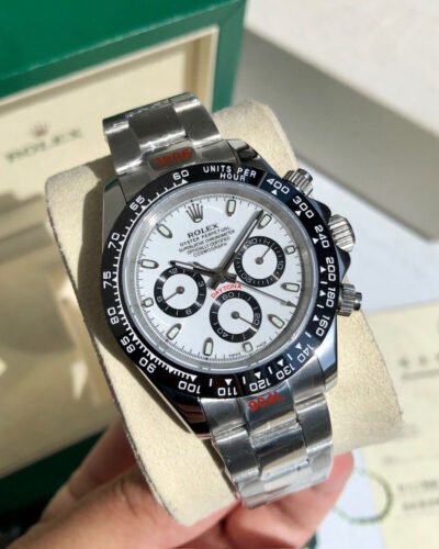 DM_20251116152749_001 Rolex Daytona, automatic mechanical movement, stainless steel case, ceramic bezel, 40mm