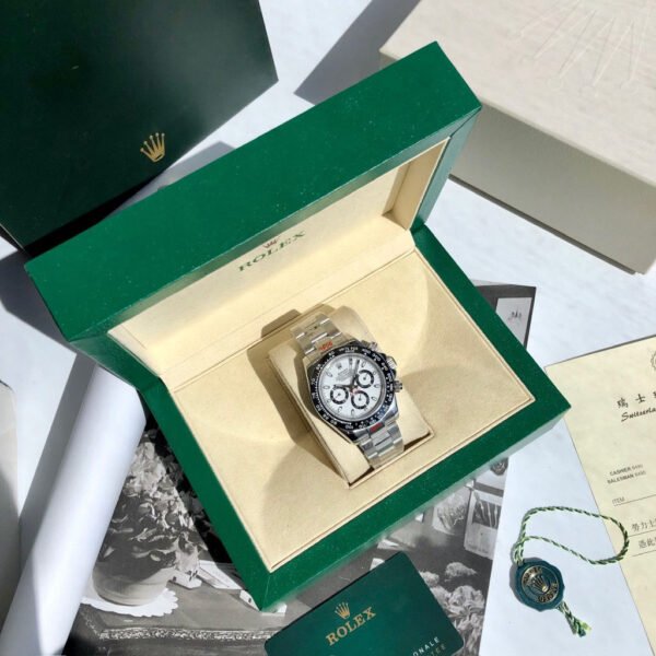 DM_20251116152749_002 Rolex Daytona, automatic mechanical movement, stainless steel case, ceramic bezel, 40mm